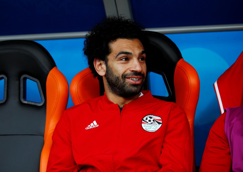 Ēģiptes futbolists,uzbrucējs Mohameds Salāhs.