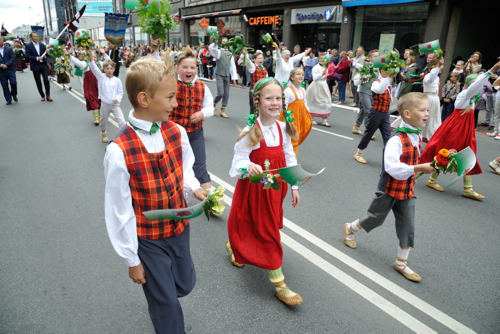 Dziesmu un deju svētku gājiens Rīgā, 01.07.2018.