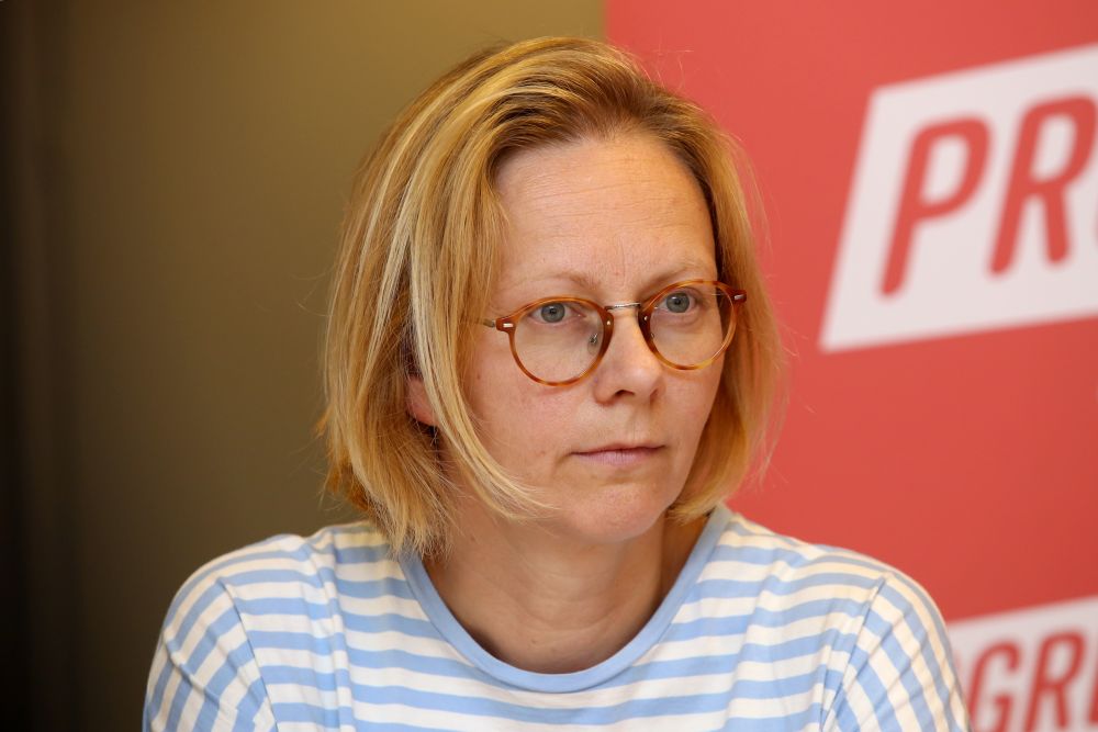 Politiskās partijas “Progresīvie” tieslietu un iekšlietu ministra amata kandidāte, juriste, feministe Dace Kavasa