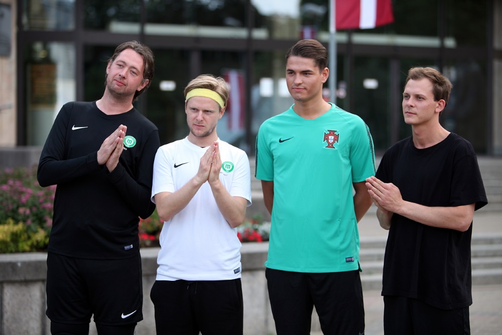 Jānis Pakalns atzīts par pasaulē slavenā futbolista Krištianu Ronaldu līdzinieku, 03.07.2018.
