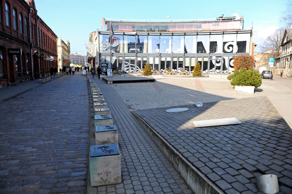 Bijusī Rokkafejnīca Liepājas centrā, Stendera ielā.