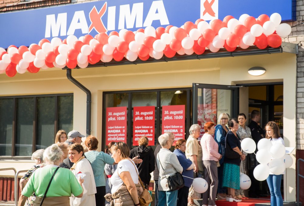 Veikala “Maxima X” atklāšana Rīgā