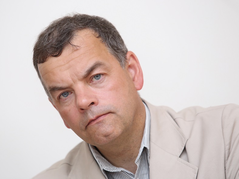 Latvijas Ģimenes ārstu asociācijas valdes loceklis Pauls Princis piedalās preses konferencē Latvijas Ģimenes ārstu asociācijas birojā, kurā informē par ģimenes ārstu streiku.