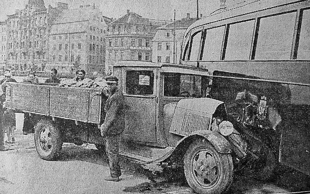 Avārija 30. gados Rīgā.