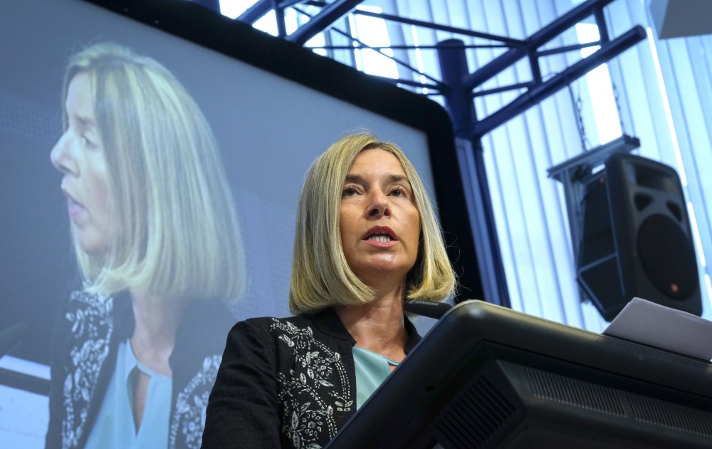Eiropas Savienības augstā ārlietu pārstāve Federika Mogerīni, 03.09.2018.