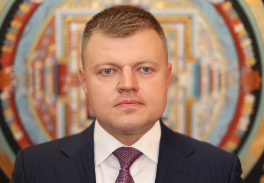 AS “Olainfarm” padomes priekšsēdētājs Pāvels Rebenoks.