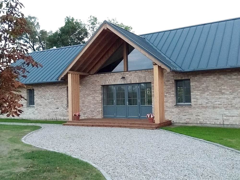 Jaunā Jāņa Čakstes māja Salgales pagasta “Aučos”.