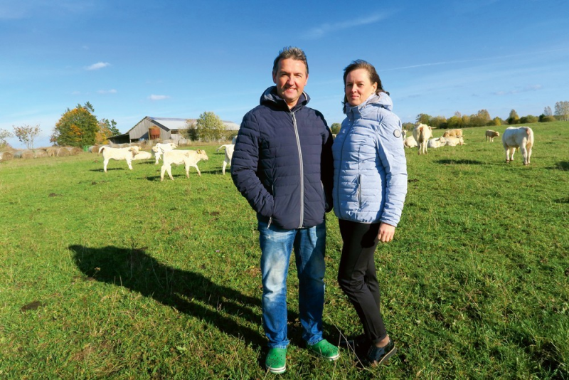 “Treidas” saimnieki Jogita un Imants Ozoli.