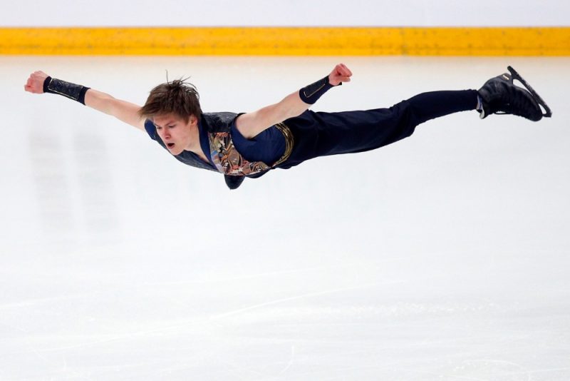 Deniss Vasiļjevs izpilda lēcienu “Grand Prix” posmā Francijā.