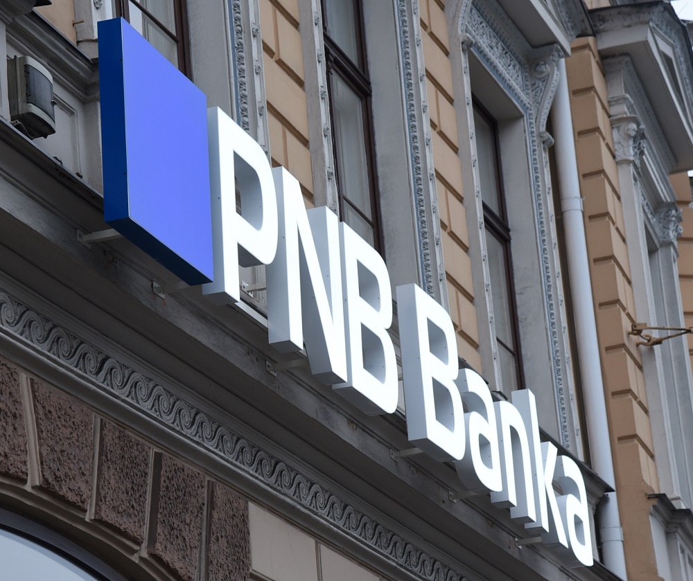 “PNB banka” izkārtne.