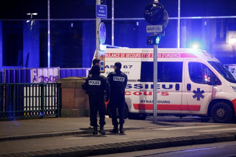 Policija Strasbūras centrā