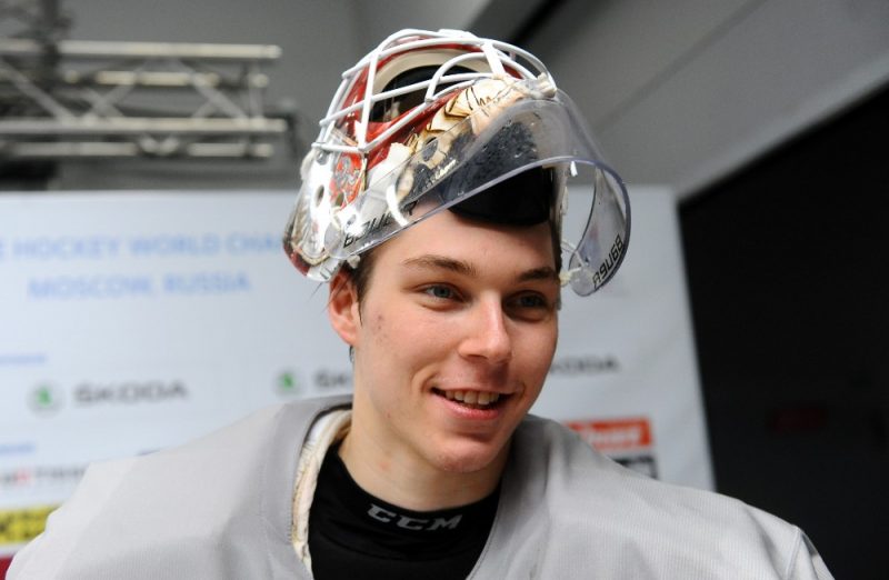 Elvis Merzļikins ticis pie pirmā NHL līguma un dosies uz Kolumbusas “Blue Jackets”.