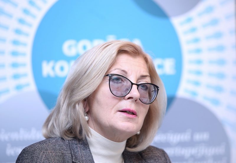 Konkurences padomes priekšsēdētāja Skaidrīte Ābrama.