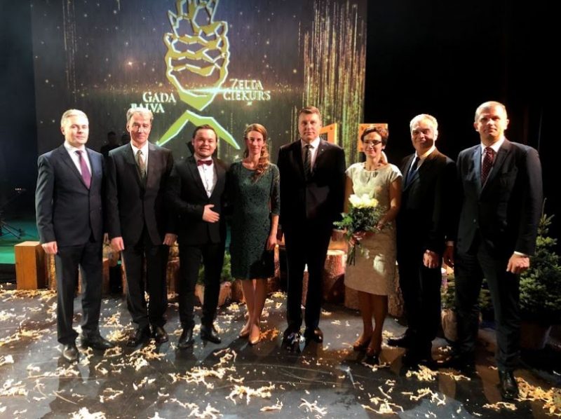 Konkursa ” Sakoptākais mežs 2018″ laureāti.