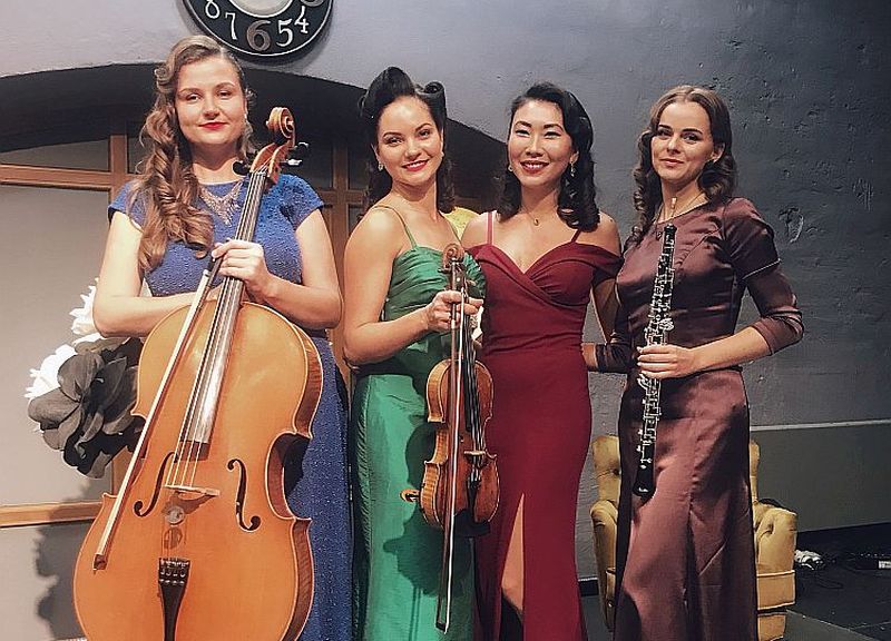 “Latvian Sound Quartet” Leonarda Bernsteina skaņdarba interpretācijā uzrunāja ar emocionāli lokaniem un trāpīgiem tēlu un raksturu atainojumiem.