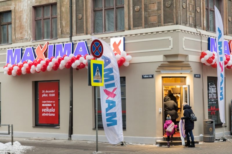 Decembrī atklāts rekordliels “Maxima” veikalu skaits.