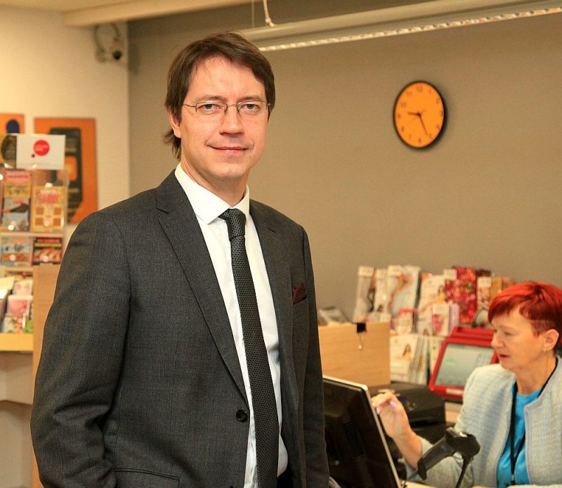 VAS “Latvijas Pasts” valdes priekšsēdētājs Mārcis Vilcāns
