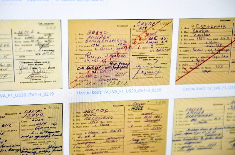Daļa no bijušās Valsts drošības komitejas (VDK) dokumentiem jeb tā dēvētajiem “čekas maisiem” publiskota interneta vietnē “kgb.arhivi.lv”, 20.12.2018.