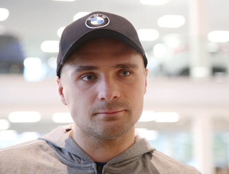 Bobslejists Oskars Ķibermanis.