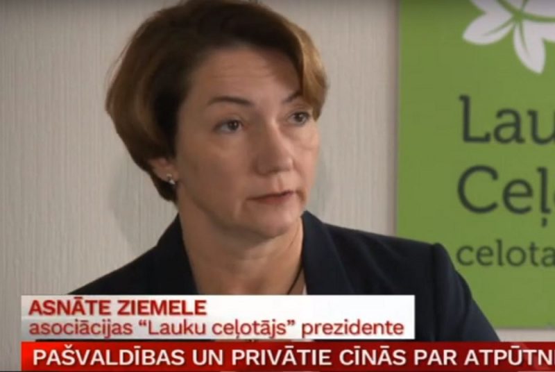 Biedrības “Ļauku ceļotājs” vadītāja Asnāte Ziemele.