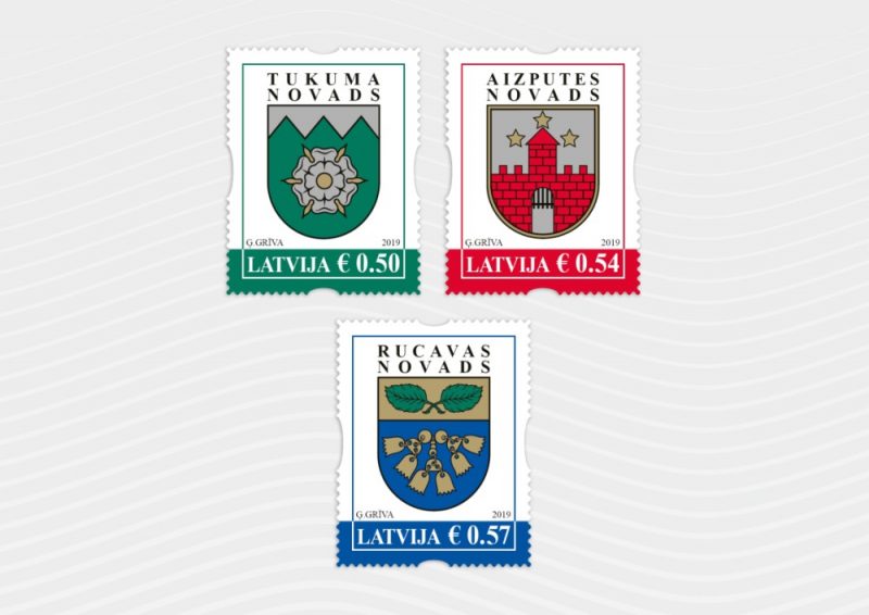 “Latvijas Pasta” pirmās 2019.gada pastmarkas.