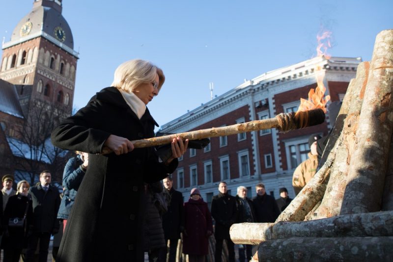 Ināra Mūrniece, pieminot 1991.gada Barikādes, 20.01.2019.