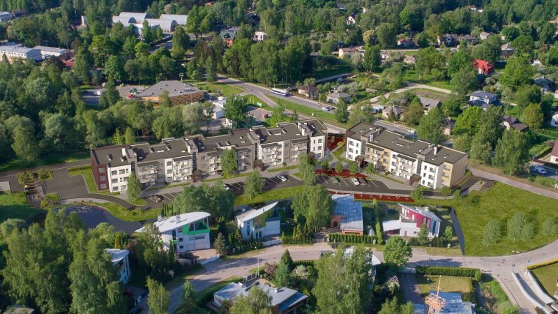 Top perspektīvs daudzīvokļu māju komplekss Šampēterī.