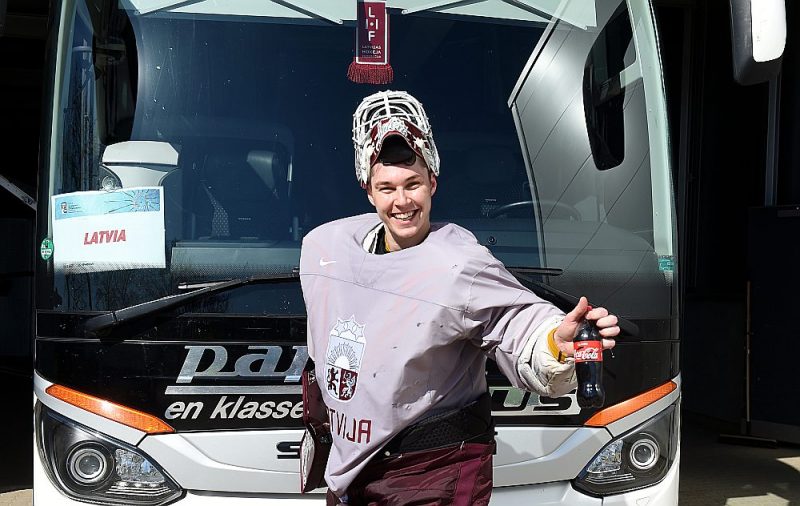 Elvis Merzļikins izcili darbojas ne vien Latvijas izlases, bet arī Šveices komandas “Lugano” vārtos.