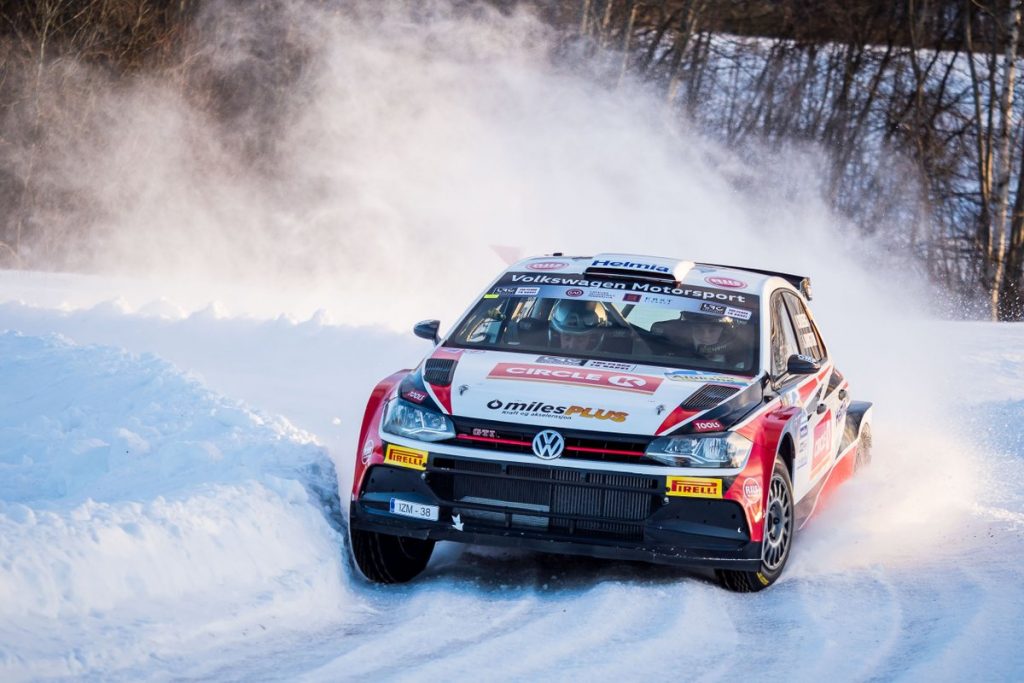Olivers Solbergs Alūksnes rallija ceļos.