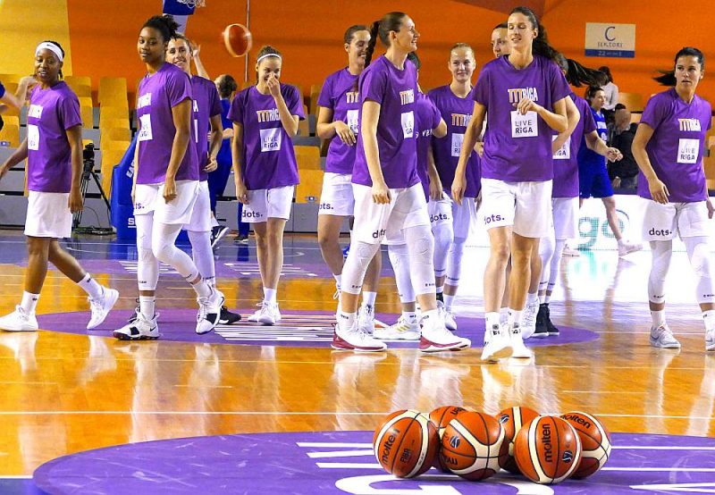 “TTT Rīgas” basketbolistes.