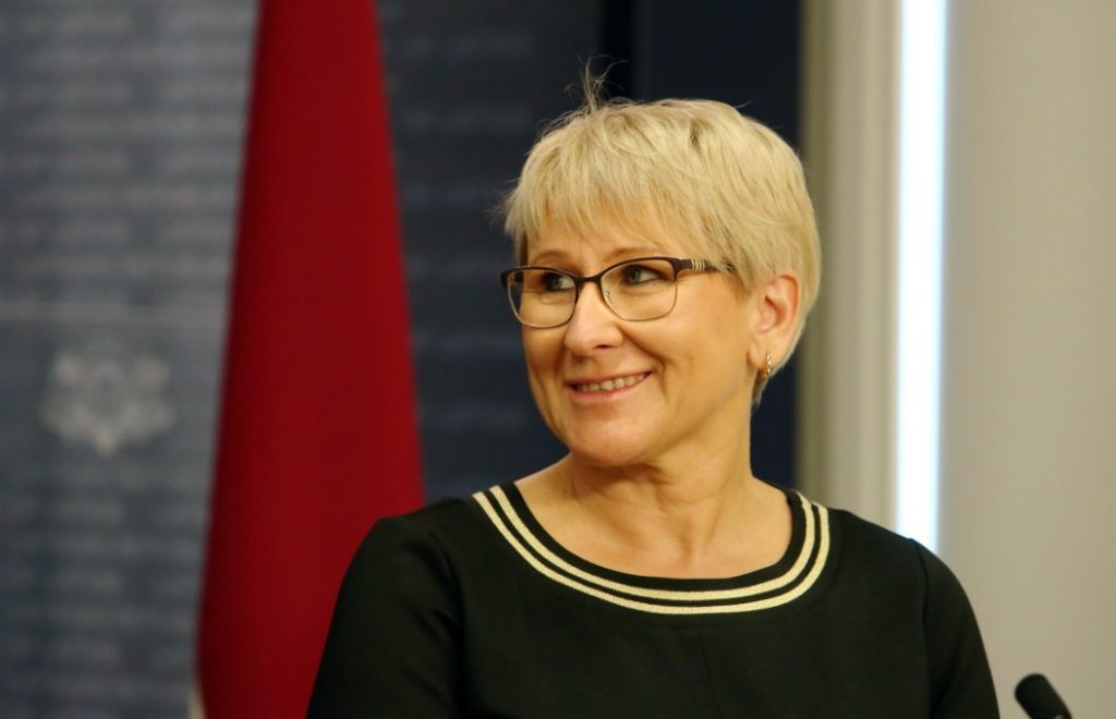Valsts ieņēmumu dienesta (VID) ģenerāldirektora amata kandidāte Ieva Jaunzeme piedalās mediju brīfingā par viņas virzīšanu VID ģenerāldirektora amatam.