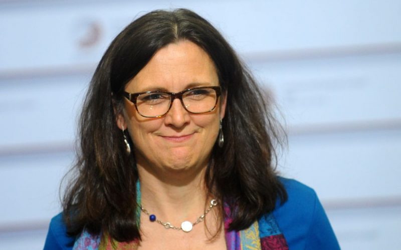 Eiropas Komisijas tirdzniecības komisāre Sesīlija Malmstrēma.