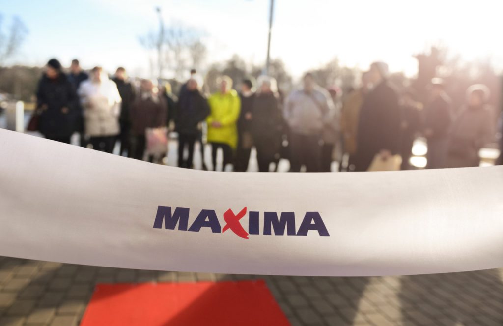 “Maxima” veikala atklāšana.