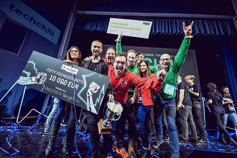 Uzvaras laurus plūca igauņu “Precision Navigation Systems”, kas ieguva galveno balvu – 10 000 eiro finansējumu no “TechChill Foundation”.