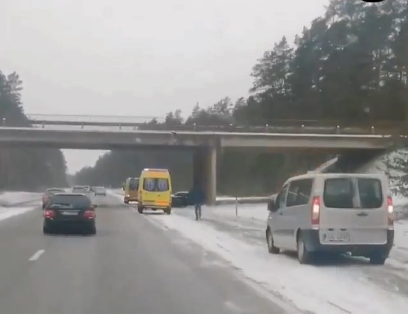 Avārija pie Vangažiem virzienā uz Rīgu, 23.02.2019.