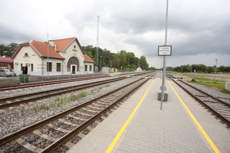 Kokneses dzelzceļa stacija.