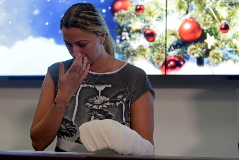 Petra Kvitova pēc uzbrukuma tenisā atgriezās vien pēc pusgada.