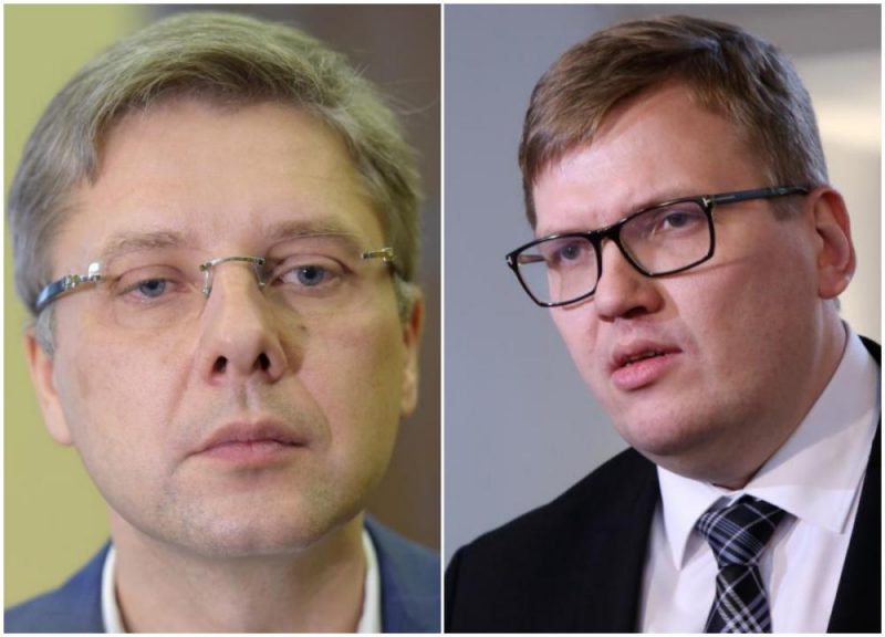 Nils Ušakovs un Juris Pūce