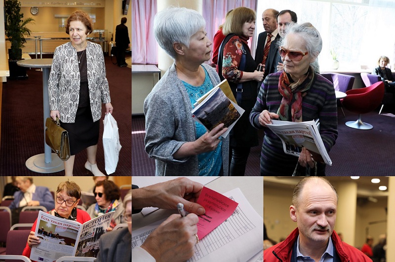 “Latvijas krievu savienības” organizētā “mazākumtautību skolu audzēkņu vecāku sapulce”.