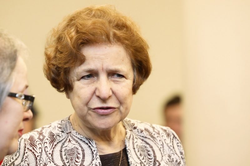 Latvijas Krievu savienības līdere un Eiropas Parlamenta deputāte Tatjana Ždanoka.