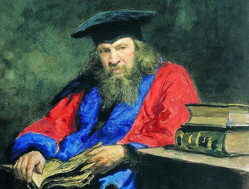 Dmitrijs Mendeļejevs (1844–1907) I. Repina glezna.