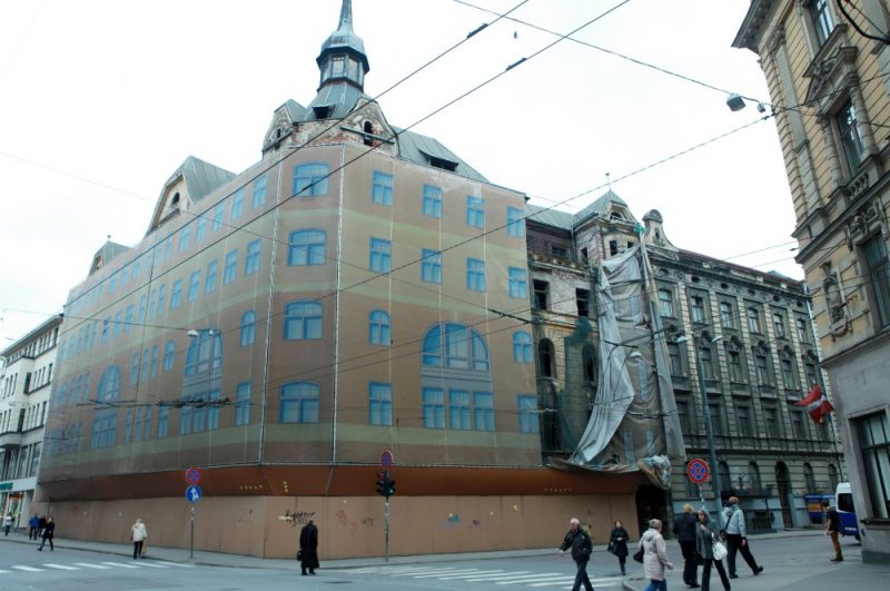 Marijas ielas grausts Rīgā.