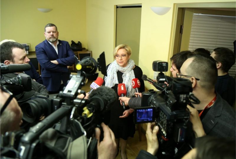 Nacionālās elektronisko plašsaziņas līdzekļu padomes (NEPLP) priekšsēdētāja Dace Ķezbere.