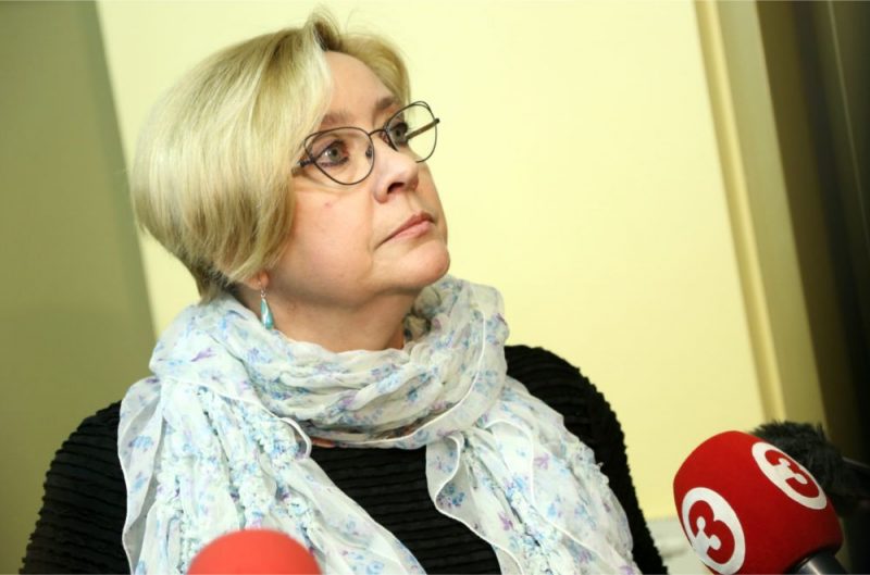 NEPLP priekšsēdētāja Dace Ķezbere.