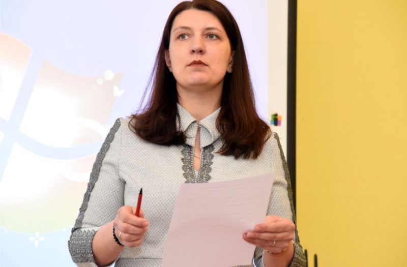 Latvijas Izglītības un zinātnes darbinieku arodbiedrības priekšsēdētāja Inga Vanaga.