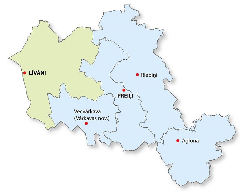 ZZS ir pie varas arī Līvānu novadā, kurš paliks tagadējās robežās kā mazākais novads ar nedaudz vairāk kā 11 000 iedzīvotājiem. Līdz ar to Preiļu rajons netiks atjaunots agrākajās robežās.