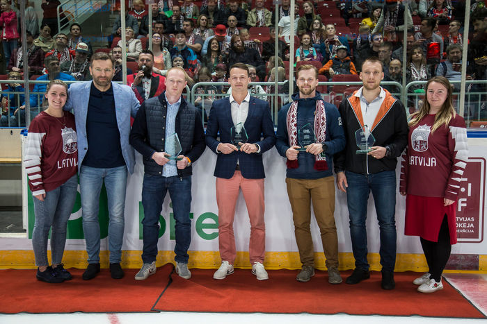 Latvijas hokeja čempionāta šīs sezonas labākie spēlētāji.
