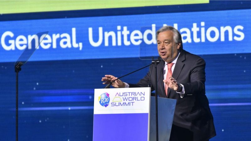ANO ģenerālsekretārs Antoniu Guterrešs