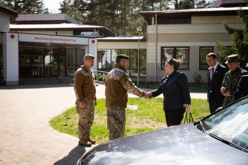Albānijas aizsardzības ministres Oltas Džačkas vizīte Latvijā.