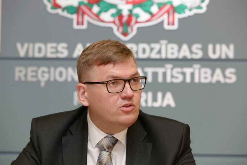Vides aizsardzības un reģionālās attīstības ministrs Juris Pūce.